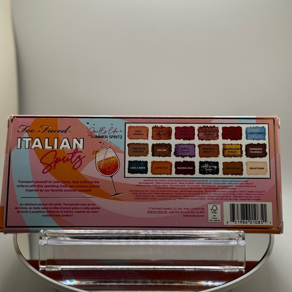 Too-Faced - Italian Spritz - Lake Como inspired eye shadow Palette - NWT - Picture 2 of 7